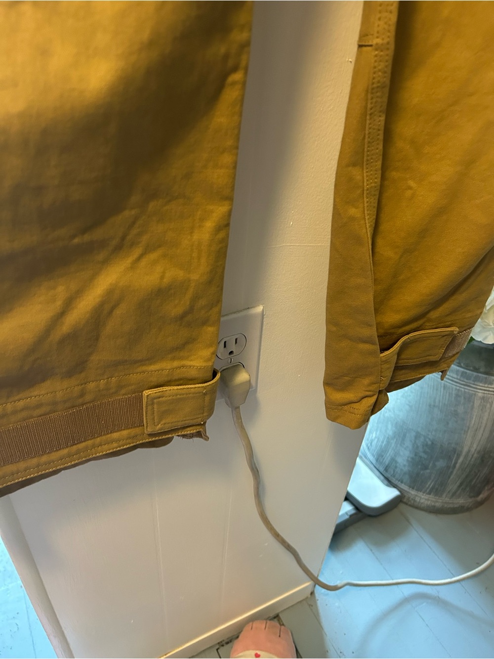 NWT AVERY HERITAGE Work Pants in Khaki Brown, Adjustable Ankles and Waist, TOUGH - Picture 12 of 16